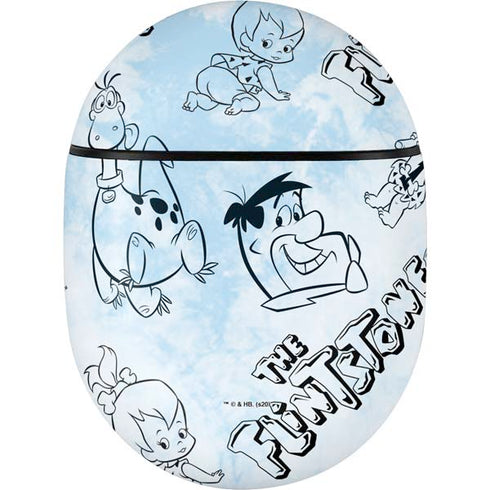 The Flinstones The Flintstones Tie Dye Print Google Pixel Buds Skin